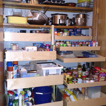 Two Door Closet Pantry now is easy to use