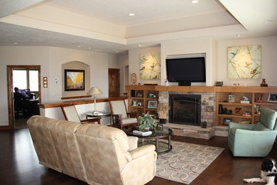 Family room - traditional family room idea in Other