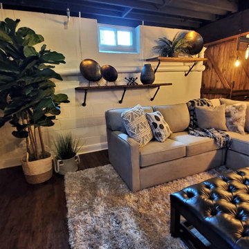 Industrial Urban Loft Basement