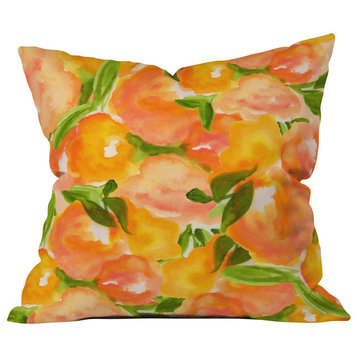 Deny Designs Rebecca Allen Our Summer Garden Outdoor Throw Pillow