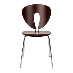 Stua - Globus Chair - Wood/Chrome - Dining Chairs