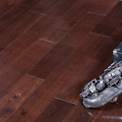 Garrison II Smooth - Maple Espresso Hardwood Flooring - Engineered Wood Flooring