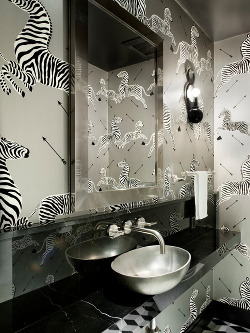 Scalamandre Zebra Wallpaper Ideas, Pictures, Remodel and Decor