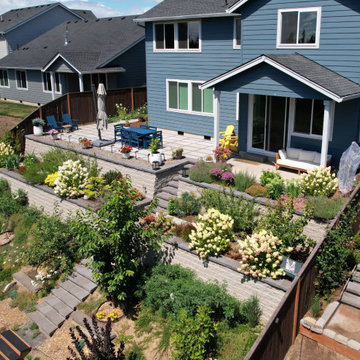 Make the best use of your sloped backyard