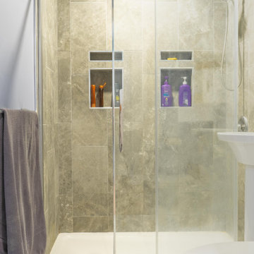 Modern kitchen & Bath renovation | Habermehl Contracting