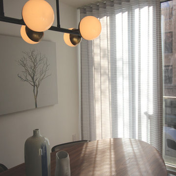 A new condo model unit drapery project