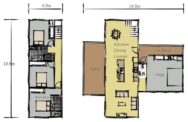 Contemporary Floor Plan by Avalon Granny Flats