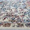 EORC Ivory/Multi Hand Crafted Wool & Viscose Hand Crafted Rug 8' x 10'