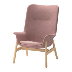 VEDBO Fauteuil haut Gunnared brun-rose clair - Armchairs And Accent Chairs