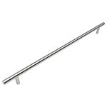 Cosmas - Cosmas 404-673CH Polished Chrome Slim Line Euro Style Bar Pull - Manufacturer: Cosmas