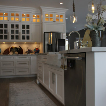 Kitchen in white