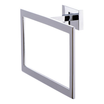 Genoa Towel Ring in Polished Chrome