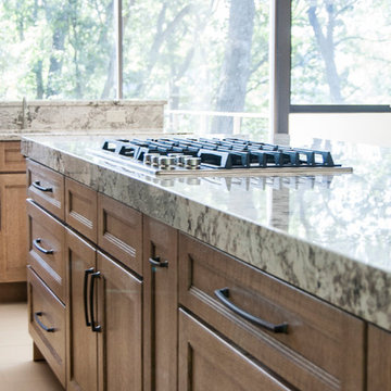 Bloomfield Lake Home - Flooring and Cabinets