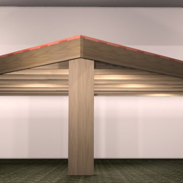 Triangular Patio Port