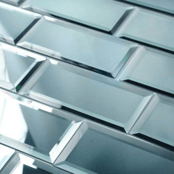 Reflections Glass Mirror Beveled Back Splash Wall Tile - Anaheim, CA - Wall And Floor Tile