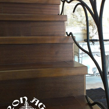 Interior Stair Railing - Custom Design - Tree Branch Style