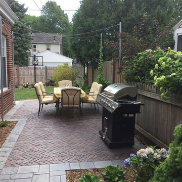New side yard patio