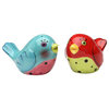 Red and Blue Love Birds Salt and Pepper Shakers, Set of 2
