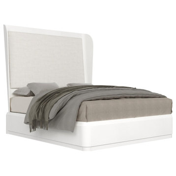 Continental Queen Bed, Lino Bianco
