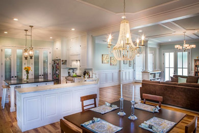 Elegant dining room photo in Atlanta