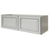Sunny Wood RLW3612-A Riley 36"W x 12"H Double Door Bridge Cabinet - White