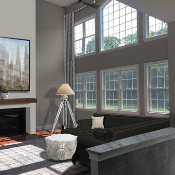 Family Room - After (Digital)