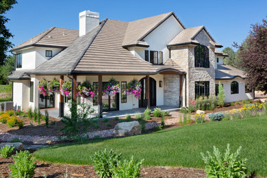 Example of an exterior home design in Denver