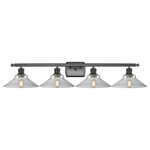 Innovations Lighting - Orwell 4-Light LED Bath Fixture, Oil Rubbed Bronze - A truly dynamic fixture, the Ballston fits seamlessly amidst most decor styles. Its sleek design and vast offering of finishes and shade options makes the Ballston an easy choice for all homes.