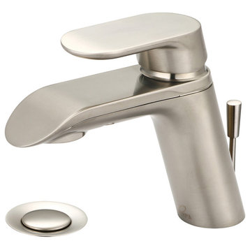Pioneer Faucets L-6030 i1 1.2 GPM 1 Hole Bathroom Faucet - Brushed Nickel