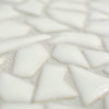 Jazz Ceramic Mosaic Floor and Wall Tile, White