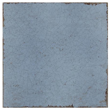 Annie Selke Artisanal Smokey Blue Ceramic Wall Tile 6 x 6 in.