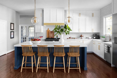 Inspiration for a transitional kitchen remodel in DC Metro