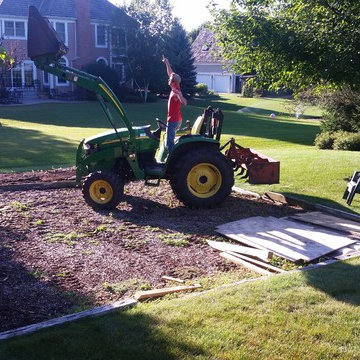 Removal of Backyard Playground, Grading, and Lawn Restoration - Before