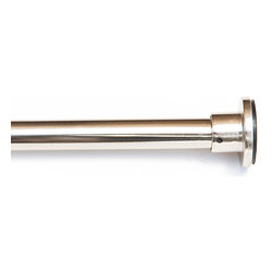 Brushed Nickel Tension Rod - Curtain Rods