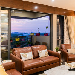 4 BHK Luxury Home | Best Interior Designer In Ahmedabad | Ar. Prashant Parmar - Living Room Furniture