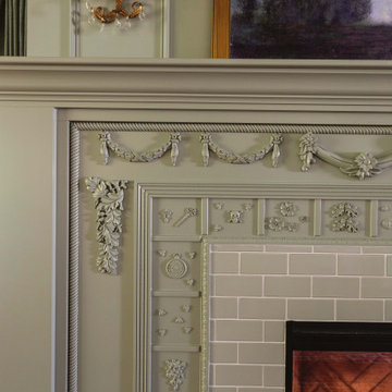 A Beautiful Mess: 3x6 Oyster Shell Fireplace