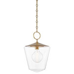 Hudson Valley Lighting - Greene 1-Light Large Pendant, Aged Brass - Features: