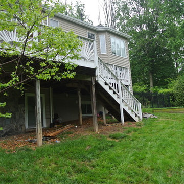 Exterior Remodel Turns Home Backyard into Gorgeous Retreat in Great Falls, Va