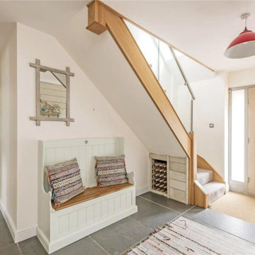Staiecase Renovation | Stainless Steel & Glass | Bury Saint Edmunds