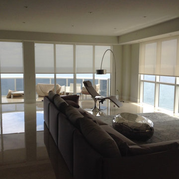 Ocean Front Condo with Motorized Shades