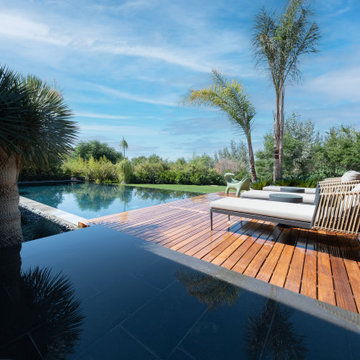 Verde Guatemala Porcelain Tiles - Urla,Izmir Villa