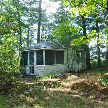 Retaining Original Charm-Bunkie Rebuild on Stoney Lake