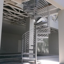 5 Foot Diameter Horizontal Spiral Stairs - Products