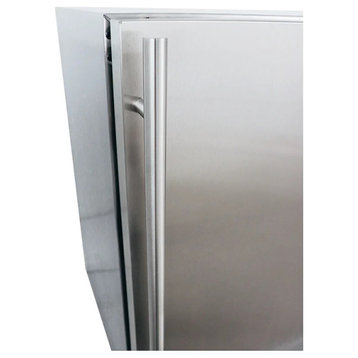 Outdoor Rated Refrigerator, Built-In, Locking Door, 5.01 Cubic Feet