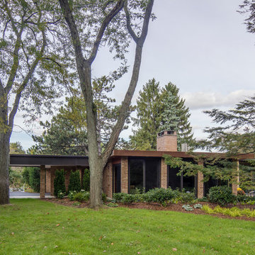 Sunroom Addition to a Midcentury Home