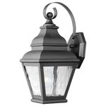 Livex Lighting - Livex Lighting 2601-04 Exeter - One Light Outdoor Wall Sconce - Height: 14.5"