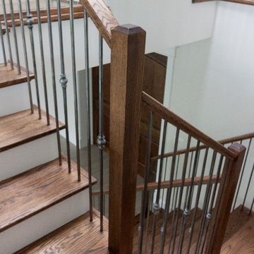 Project #44 | Contemporary Staircase with Skylit Stairwell