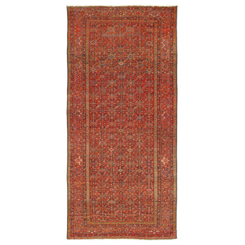 Malayer Collection Hand-Knotted Lamb's Wool Area Rug, 7'6"x16'3"