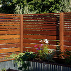 Ipe screen fence