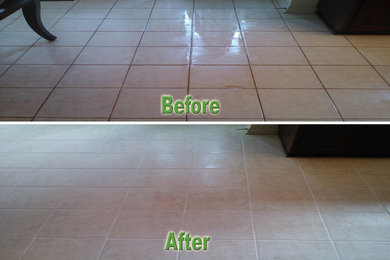 Tile Floor Clean and Seal